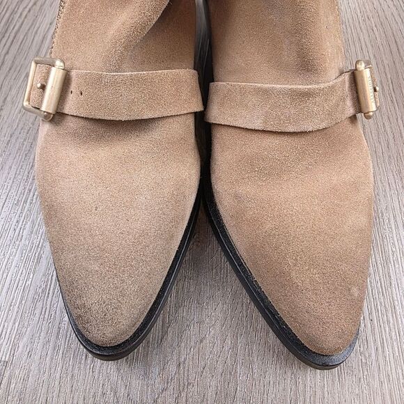 All Saints Lior Suede Ankle Boots Size 37 - Picture 2 of 13